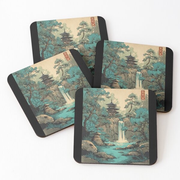 Item preview, Serene Japanese Hot Springs designed and sold by bapupa.