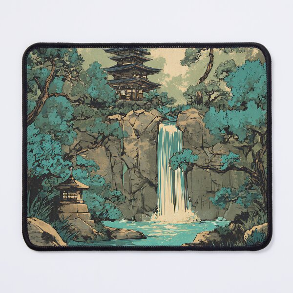 Item preview, Serene Japanese Hot Springs designed and sold by bapupa.