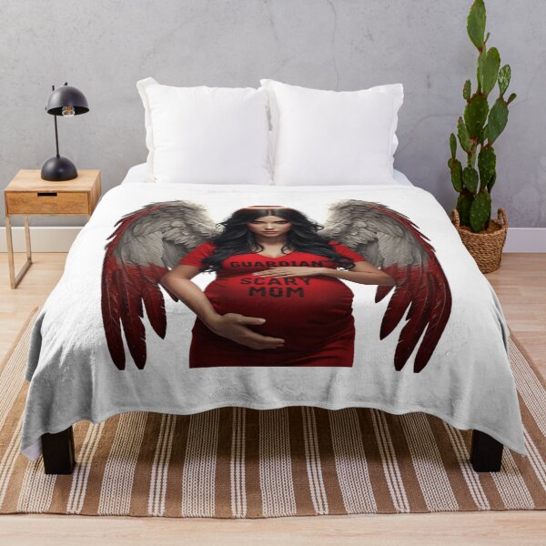Item preview, Guardian Scary Mom – Pregnant Guardian Angel Illustration | Guardian Angel Collection designed and sold by Scaryangelfx.