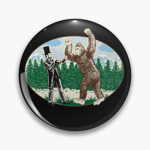 Item preview,  Abe Lincoln Sasquatch Hunter Bigfoot Logo designed and sold by EstelleRRange.