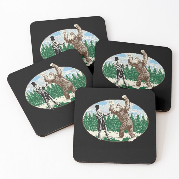 Item preview,  Abe Lincoln Sasquatch Hunter Bigfoot Logo designed and sold by EstelleRRange.
