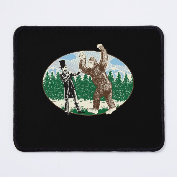Item preview, Abe Lincoln Sasquatch Hunter Bigfoot Logo designed and sold by EstelleRRange.