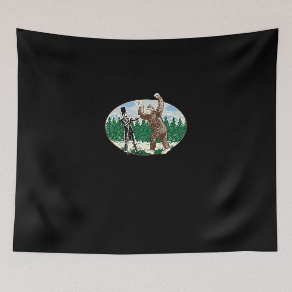 Item preview,  Abe Lincoln Sasquatch Hunter Bigfoot Logo designed and sold by EstelleRRange.