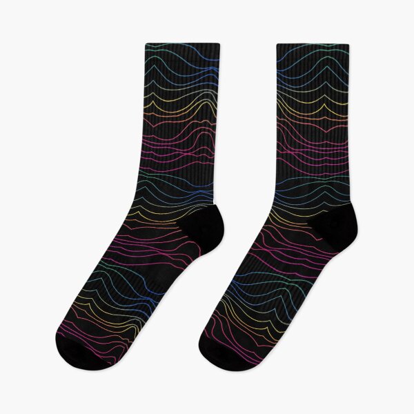 Item preview, Gradient Waves on Black designed and sold by JaygiesDesign.