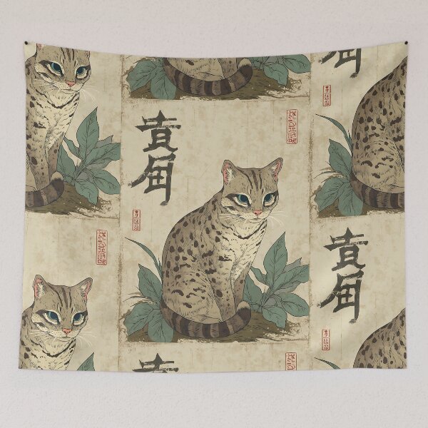 Item preview, Rare Japanese Iriomote Cat designed and sold by bapupa.