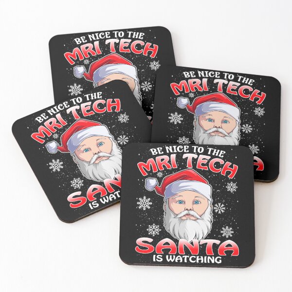Item preview, Be Nice To The MRI Tech Santa Is Watching Christmas designed and sold by louissha.