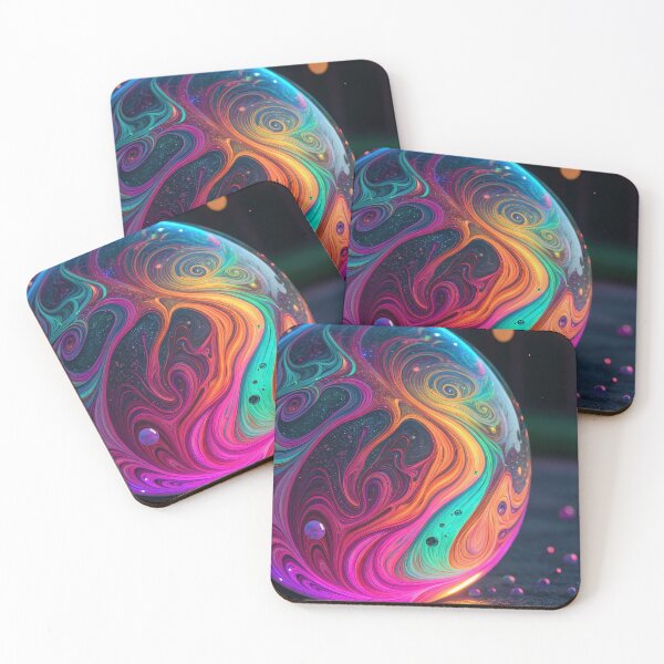 Item preview, Vibrant Iridescent Swirl Orb designed and sold by ML-Media.