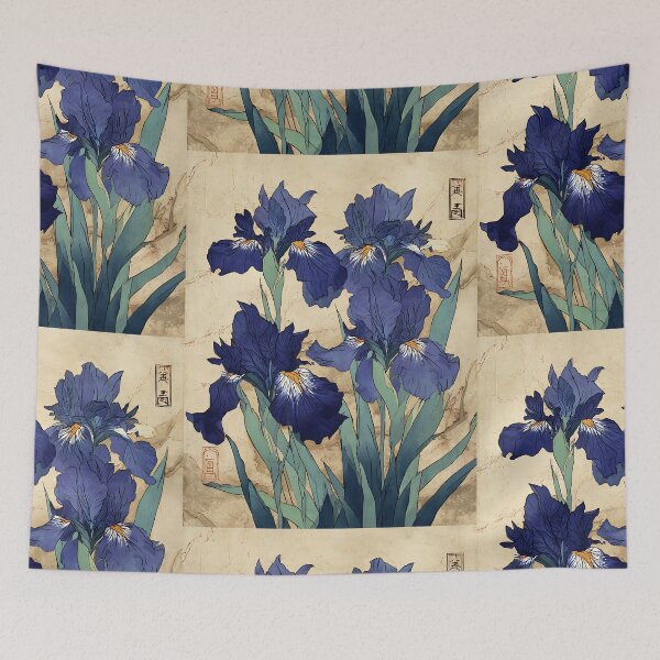 Item preview, Elegant Japanese Iris designed and sold by bapupa.
