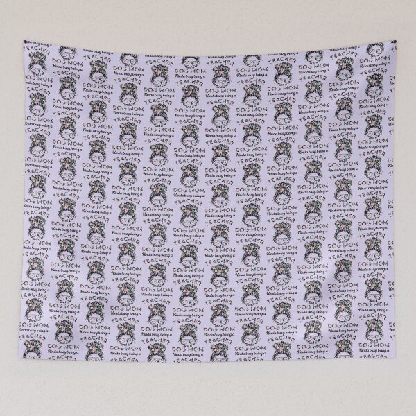 Item preview, Floral Teacher Dog Mom Gift designed and sold by BrianfmArts.