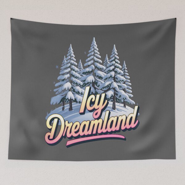 Item preview, Winter paradise - Snowy idyll - Icy dreamland - Frosty fantasy - Chilly utopia - Arctic marvel - Glacial haven - Snowscape - Winter dreamscape - Winter magic designed and sold by JansenGS.