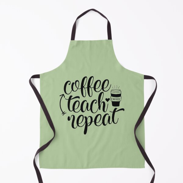 Item preview, Coffee Teach Repeat Retro Design designed and sold by BrianfmArts.