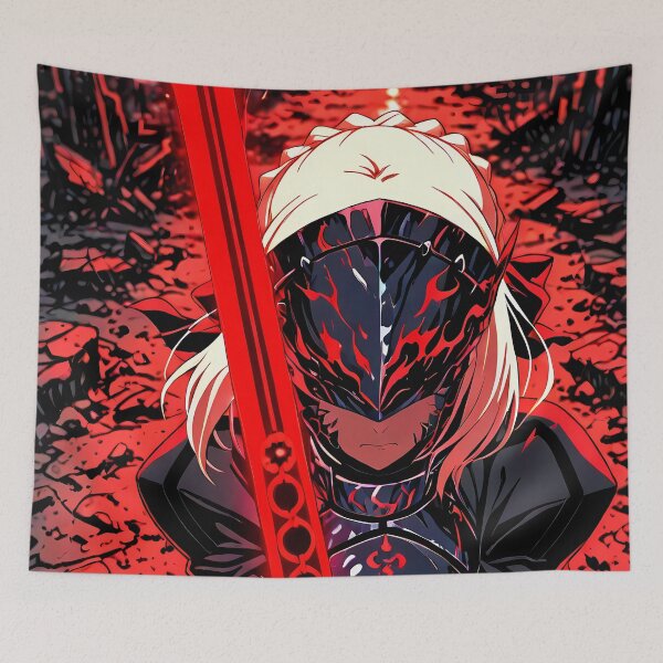 Item preview, Saber Alter Fate Stay Night Dark Battlefield Red Sword designed and sold by earlobejerk.