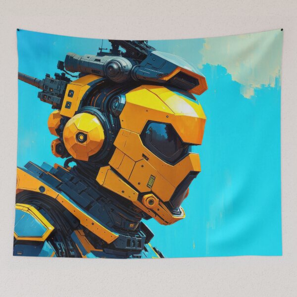 Item preview, Modern Post apocaliptical Robot Warrior 1 designed and sold by 3dvirtualand.