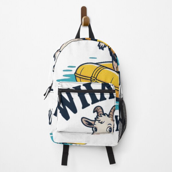 Item preview, “Whatever Floats Your Goat” Vintage Goat on Raft Design designed and sold by RamonaTeal.