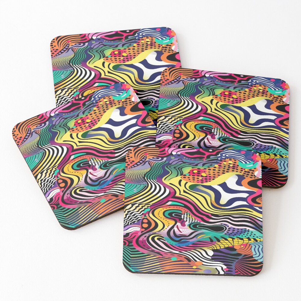 Item preview, Coasters (Set of 4) designed and sold by ViaARTfactory.