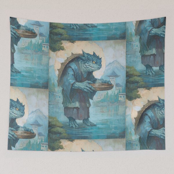 Item preview, Mysterious Japanese Kappa Legend designed and sold by bapupa.