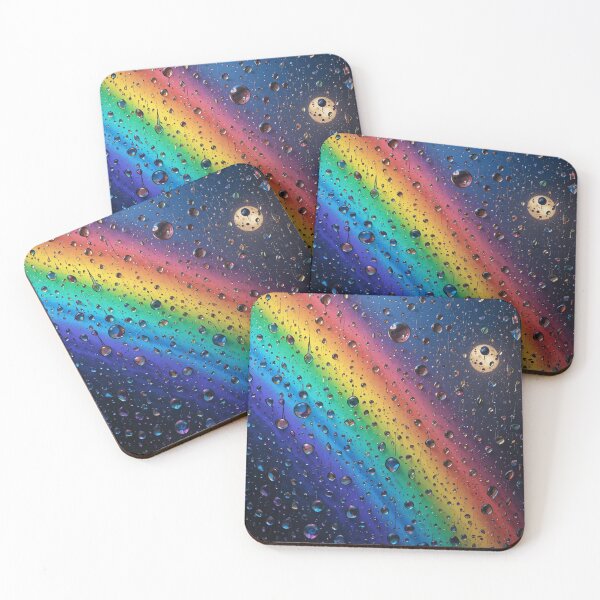 Item preview, Rainbow Through Rain-Soaked Window designed and sold by InezPhotography.