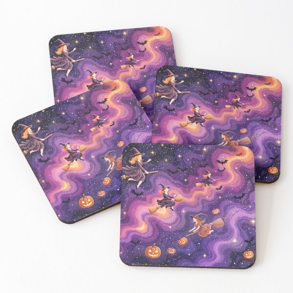 Item preview, Celestial Halloween Ride designed and sold by The Glitch & Hue Arts.