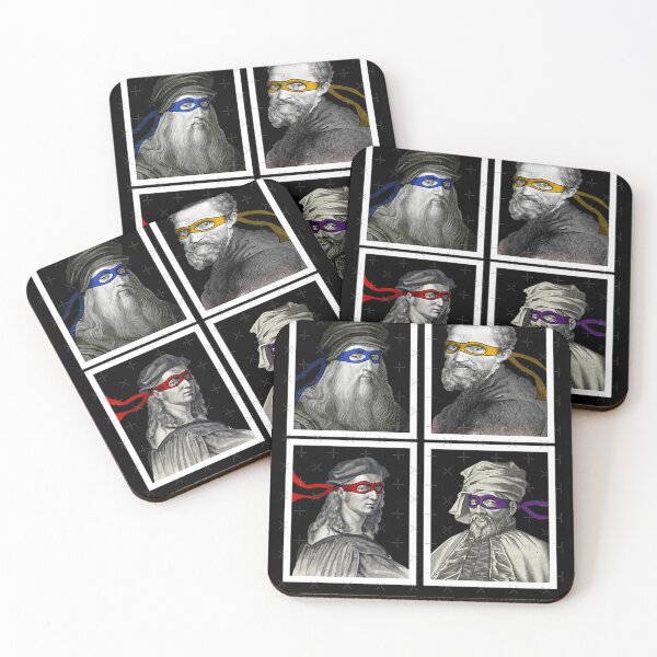 Item preview,  Ninja Artists Leonardo Donatello Raphael Michelangelo Parody Renaissance Tmnteonardo Donatello Rapha designed and sold by trellischrist.