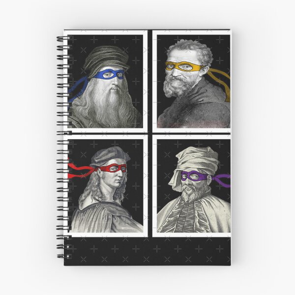 Item preview, Ninja Artists Leonardo Donatello Raphael Michelangelo Parody Renaissance Tmnteonardo Donatello Rapha designed and sold by trellischrist.