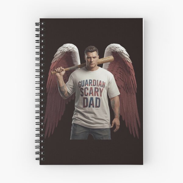 Item preview, Guardian Scary Dad – Angel with Baseball Bat | Guardian Angel Collection designed and sold by Scaryangelfx.