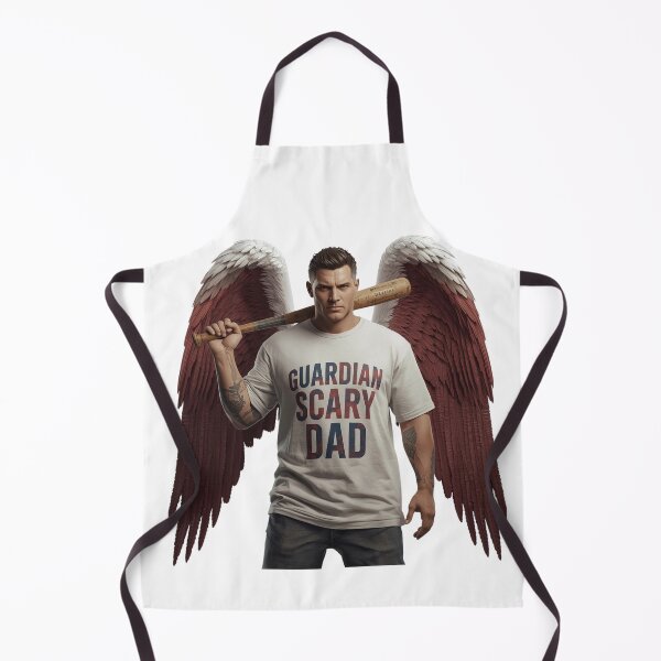 Item preview, Guardian Scary Dad – Angel with Baseball Bat | Guardian Angel Collection designed and sold by Scaryangelfx.