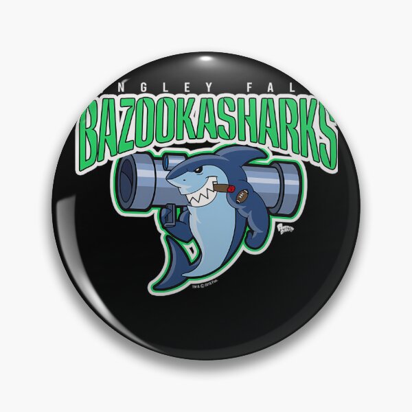 Artikelvorschau, American Dad Bazooka Sharks Logo entworfen und verkauft von SherryHTaylor.