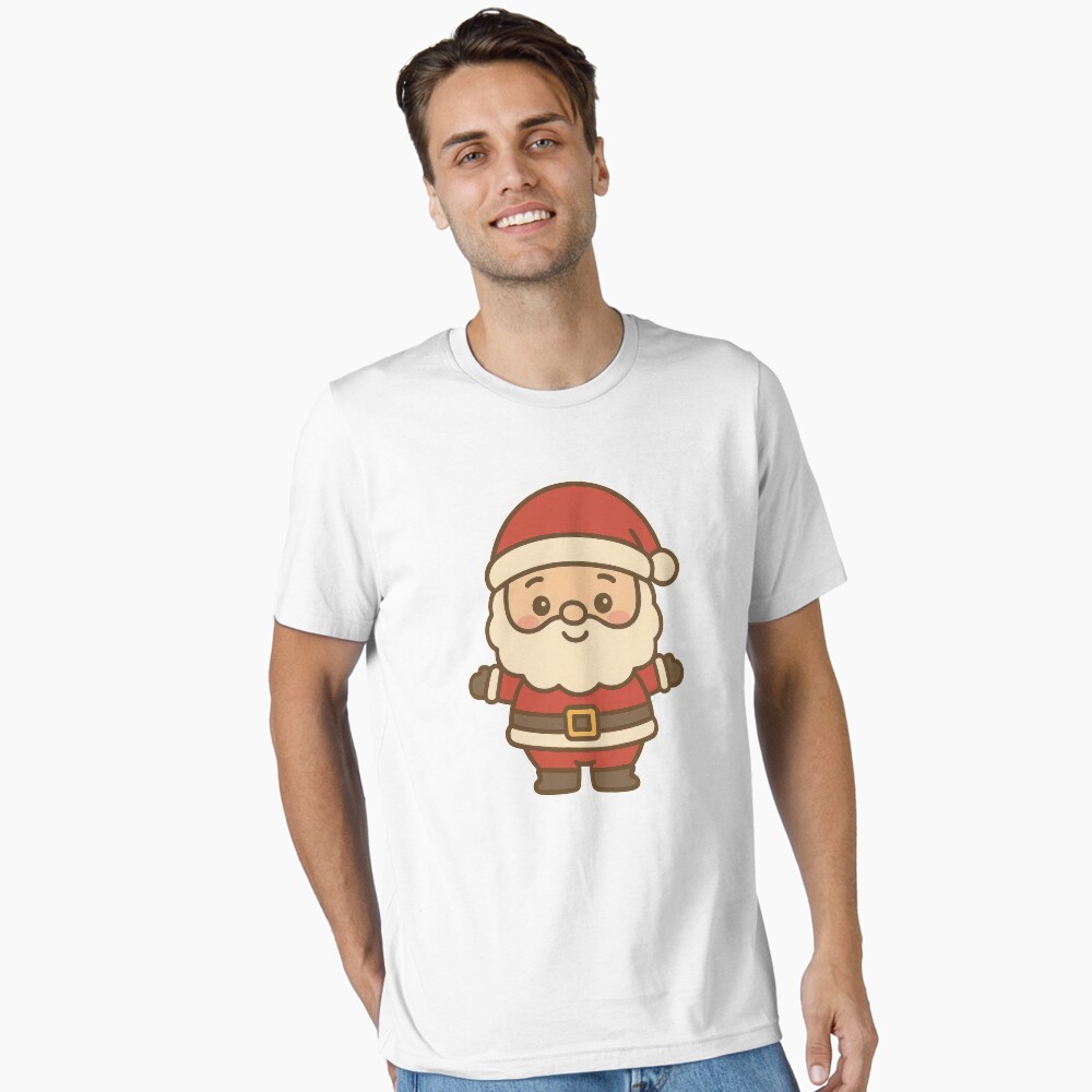 Cute Cartoon Santa Claus for Christmas Designs Poster