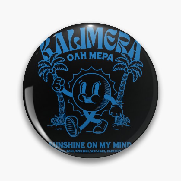 Item preview, Greek Kalimera Retro Mascot Design - Good Morning designed and sold by trellischrist.