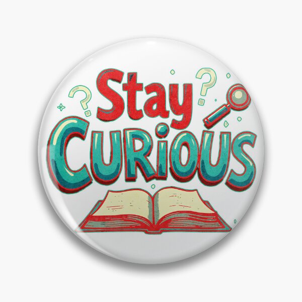 Item preview, Curiosity Inspires Learning Motivational Book Illustration designed and sold by ArtDesignTp.