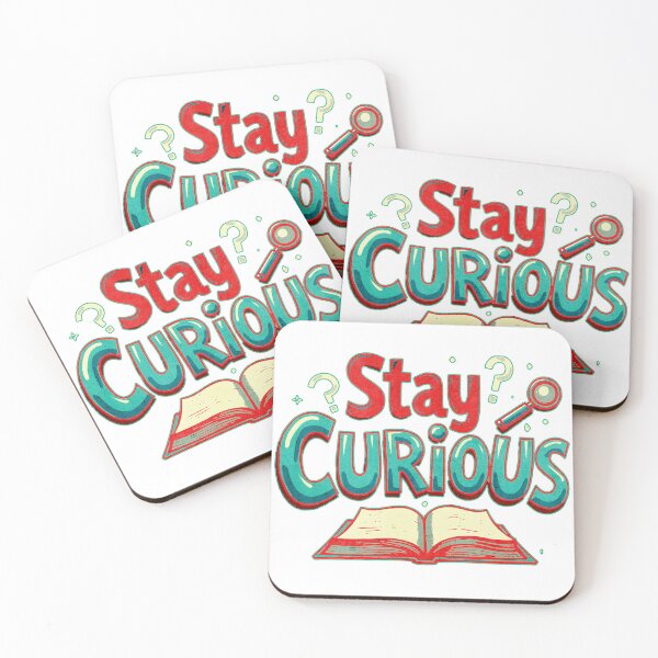 Item preview, Curiosity Inspires Learning Motivational Book Illustration designed and sold by ArtDesignTp.
