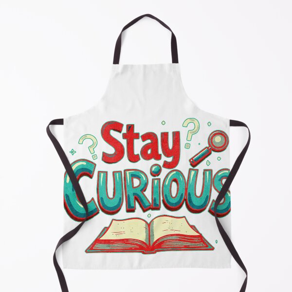 Item preview, Curiosity Inspires Learning Motivational Book Illustration designed and sold by ArtDesignTp.