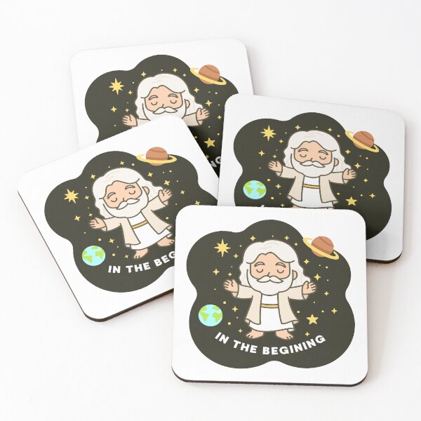Item preview, Cute Cartoon God Creation Design – In the Beginning designed and sold by BibleProject.