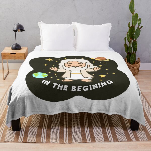 Item preview, Cute Cartoon God Creation Design – In the Beginning designed and sold by BibleProject.