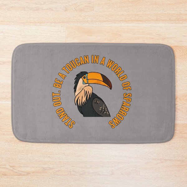 Item preview, Stand Out. Be a Toucan in a World of Sparrows.  Unique Bird Art designed and sold by illeN-Art-World.