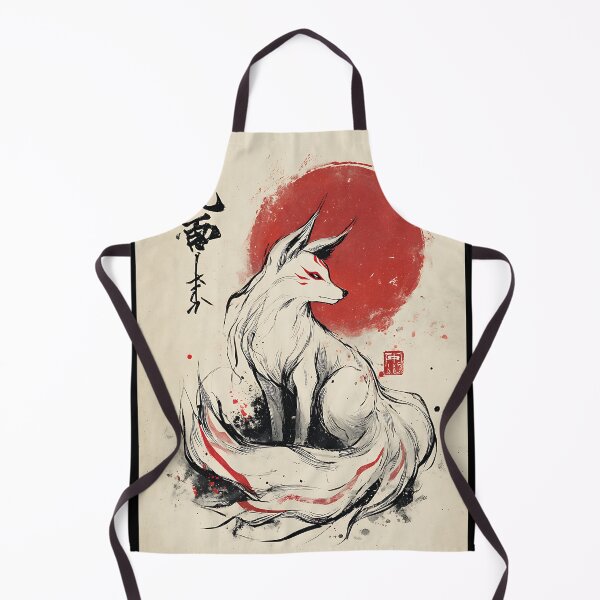 Item preview, Mysterious Japanese Kitsune designed and sold by bapupa.