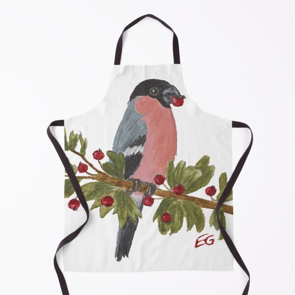 Item preview, Bullfinch on a rowan branch designed and sold by OMMCreates.