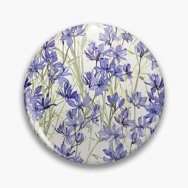 Item preview, Purple Flowers and Green Stems designed and sold by CoolPixels.