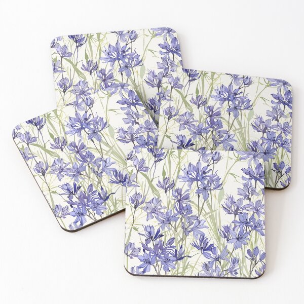 Item preview, Purple Flowers and Green Stems designed and sold by CoolPixels.