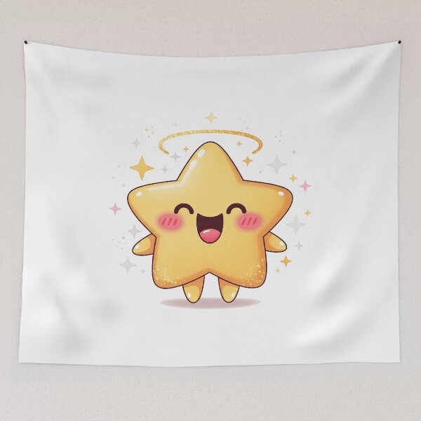 Item preview, Cute Kawaii Angel Star designed and sold by istoriadesign.