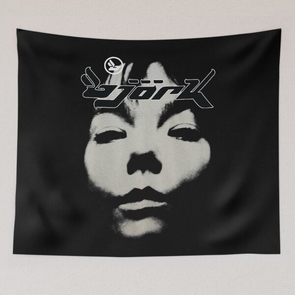 Item preview, Bjork Homogenic Vintage Face Logo (Black  White) Essential  designed and sold by varyacingizu.