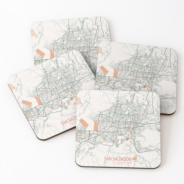 Item preview, San Salvador City Map of El Salvador - Bohemian designed and sold by deMAP.