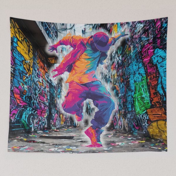 Item preview, Graffiti Breakdancer 4 of 5 designed and sold by Jenson Major.