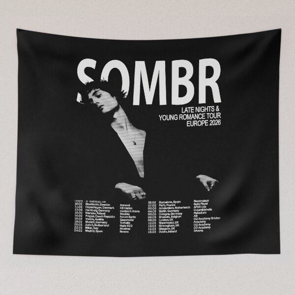 Item preview,  Sombr Europe Tour 2026 designed and sold by osoromogulk.