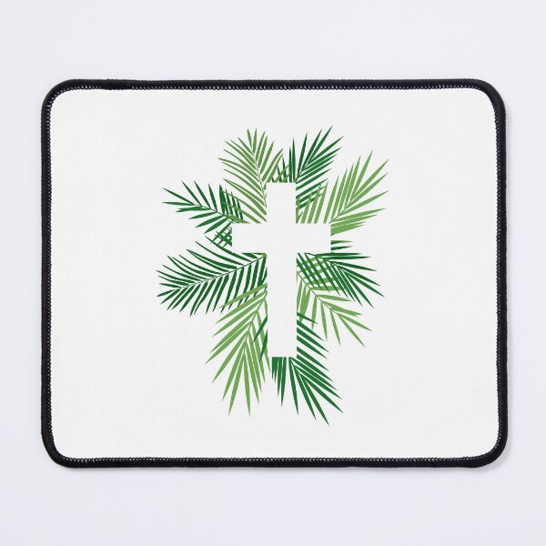 Item preview, Christian Cross and Palm leaves, Easter designed and sold by CHERRY--SHOP.