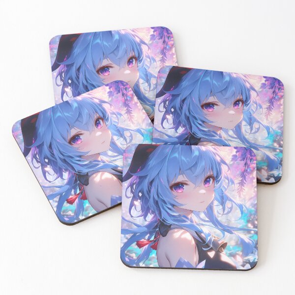 Item preview, Ganyu Genshin Impact Game Girl Wisteria Elegance designed and sold by earlobejerk.