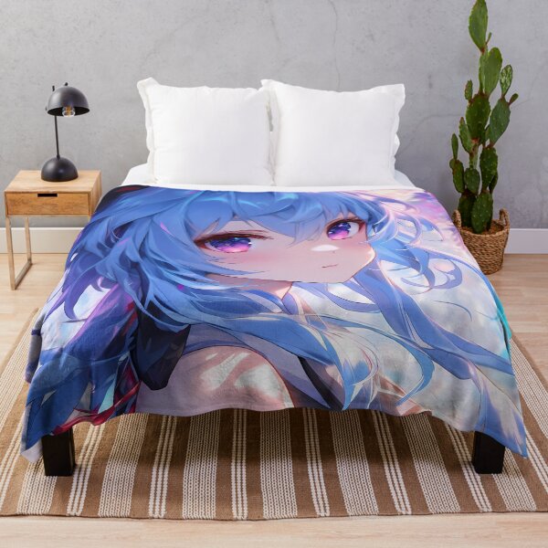 Item preview, Ganyu Genshin Impact Game Girl Wisteria Elegance designed and sold by earlobejerk.