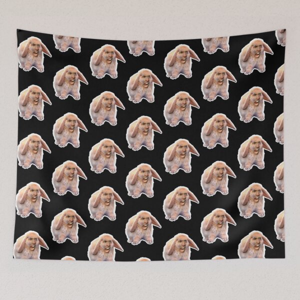 Item preview, Nicolas Cage As A Rabbit Nicholas Cage - Nick Cage - Nic Cage designed and sold by CloverCreatives.
