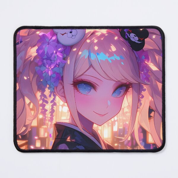 Item preview, Junko Enoshima Danganronpa Anime Girl Under Wisteria Festival Lights designed and sold by earlobejerk.