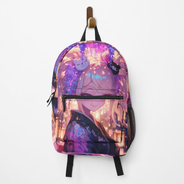 Item preview, Junko Enoshima Danganronpa Anime Girl Under Wisteria Festival Lights designed and sold by earlobejerk.